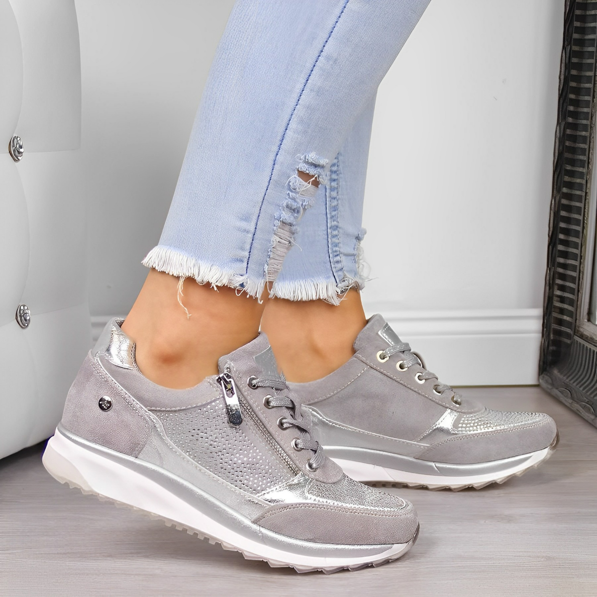 Baskets orthopédiques respirantes pour femmes – Camille