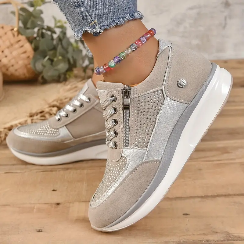 Dames sneakers met dikke hak – Lucienne