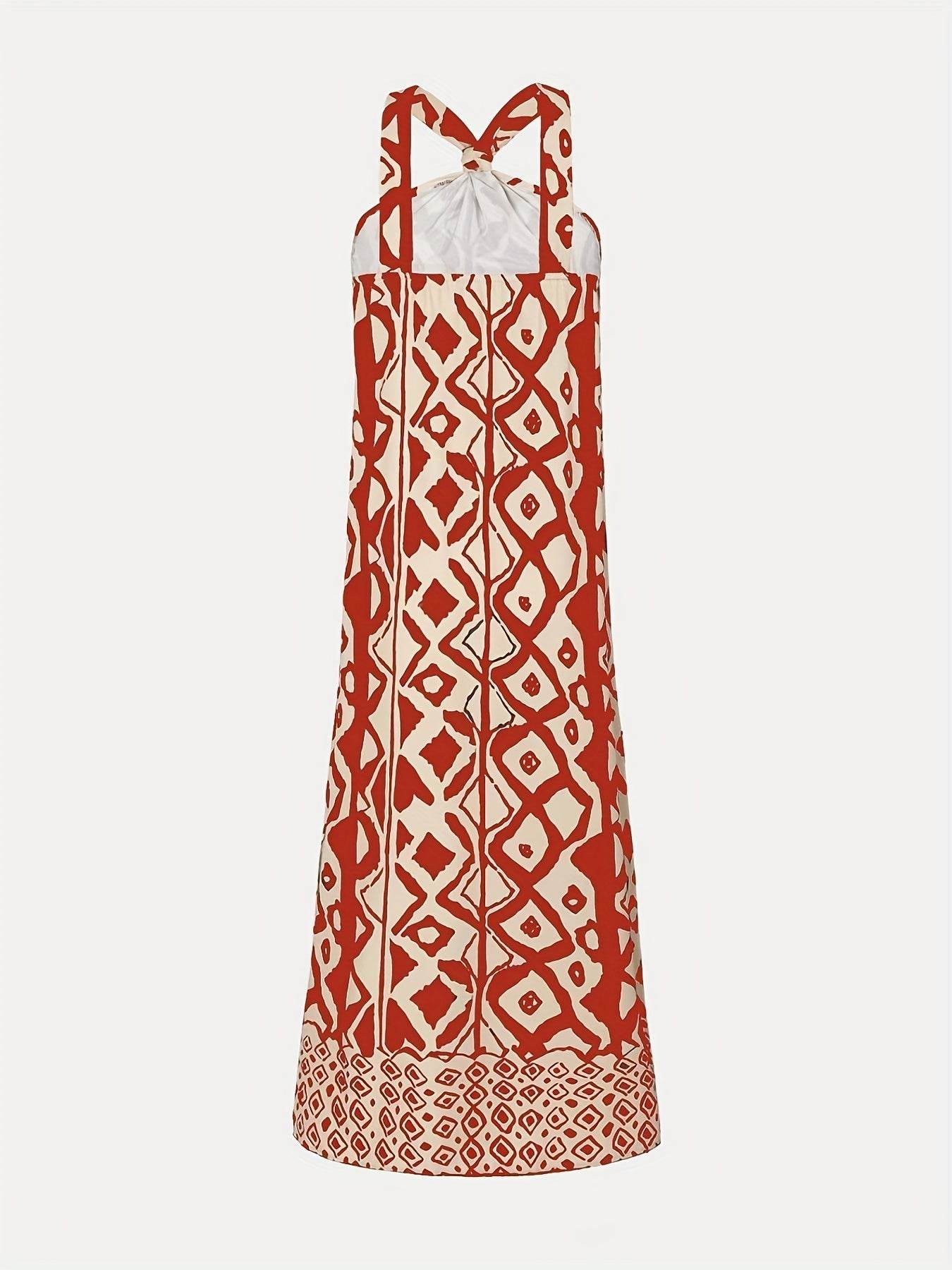 Robe maxi avec imprimé géométrique - Amelia - Cheneris
