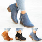 Bottines en cuir pour femmes – Josiane - Cheneris