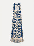Robe maxi avec imprimé géométrique - Amelia - Cheneris