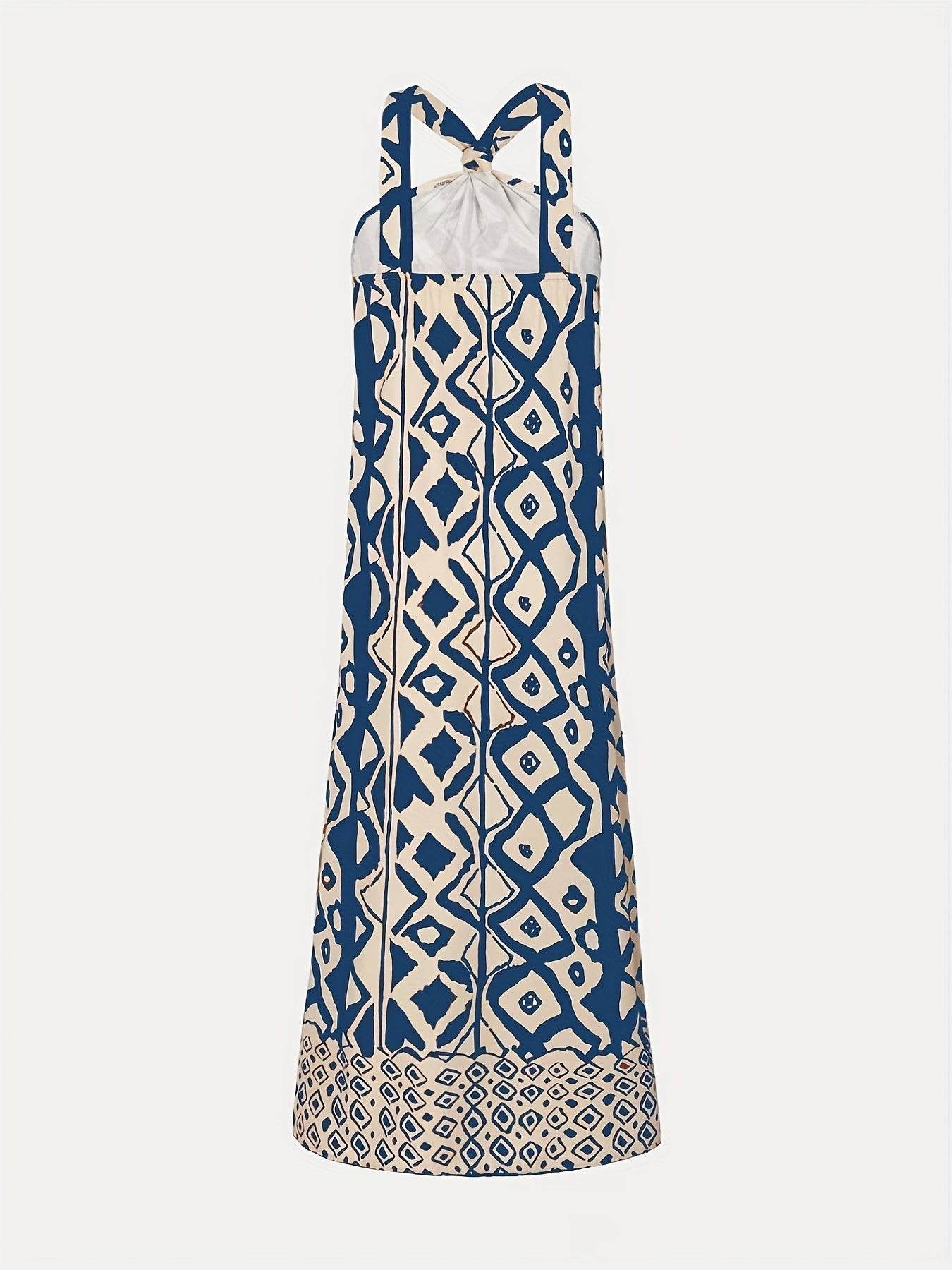 Robe maxi avec imprimé géométrique - Amelia - Cheneris