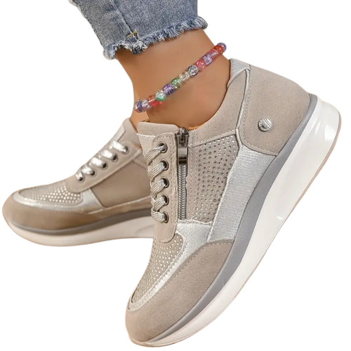 Dames sneakers met dikke hak – Lucienne 