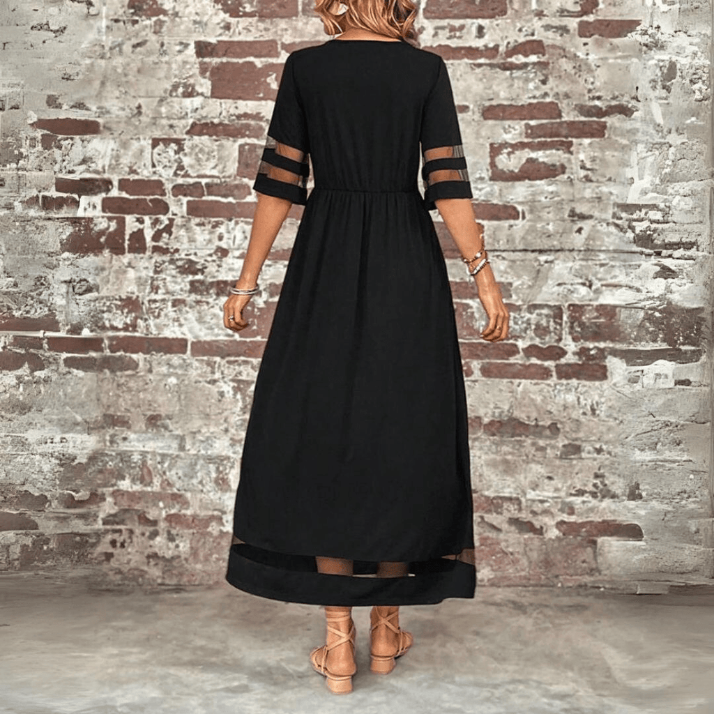 Robe Midi pour une Élégance Sans Effort - Aubrey - Cheneris