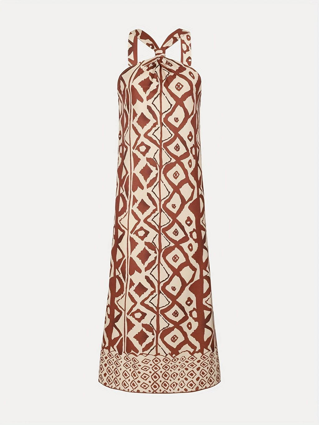 Robe maxi avec imprimé géométrique - Amelia - Cheneris