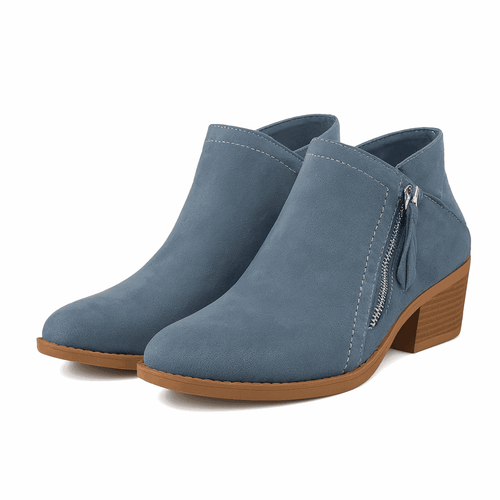 Bottines en cuir pour femmes – Josiane - Cheneris