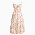 Robe florale avec galbe à la taille - Blommig - Cheneris