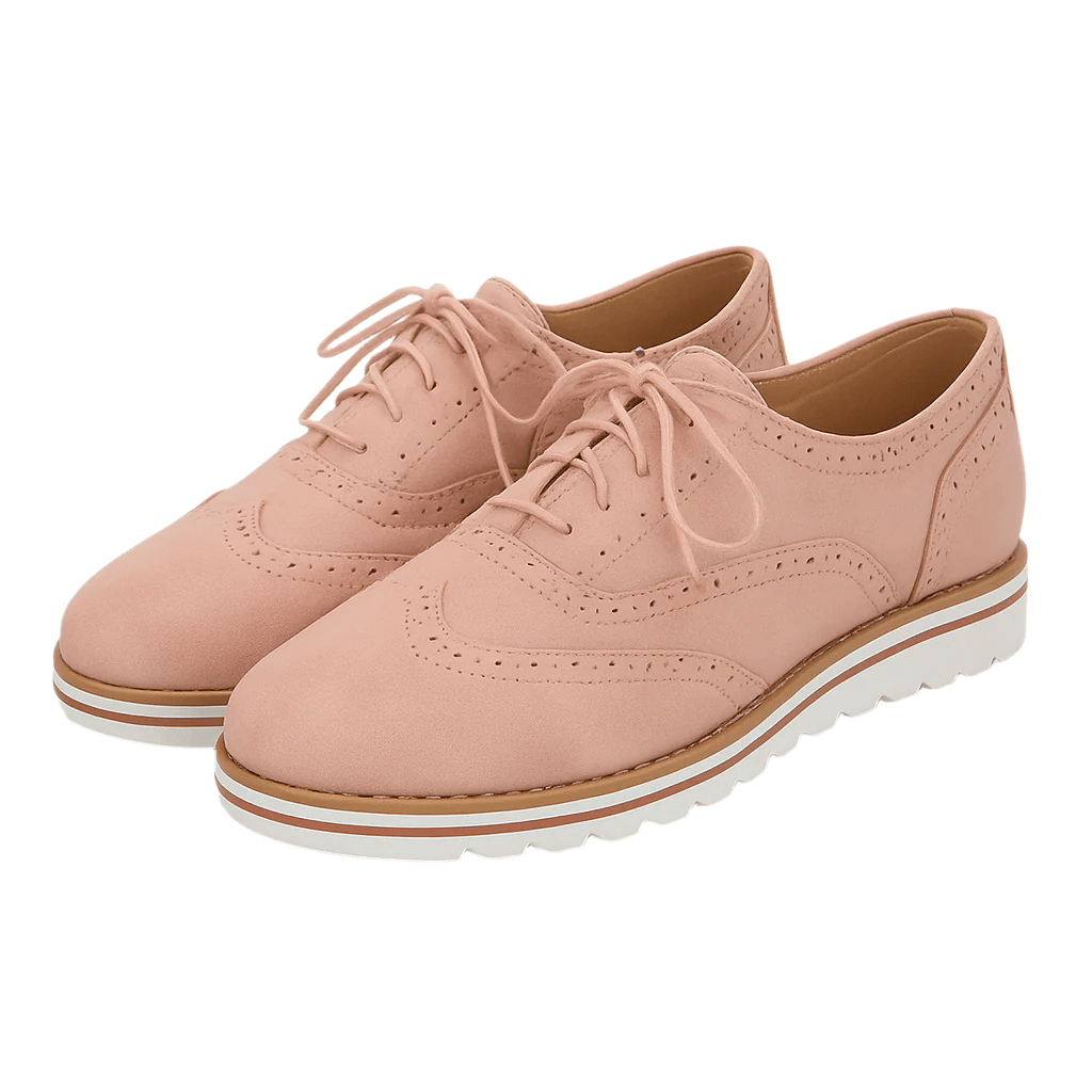 Chaussures en cuir à lacets pour femmes – Claire - Cheneris