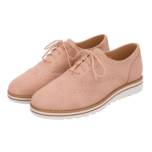 Chaussures en cuir à lacets pour femmes – Claire - Cheneris