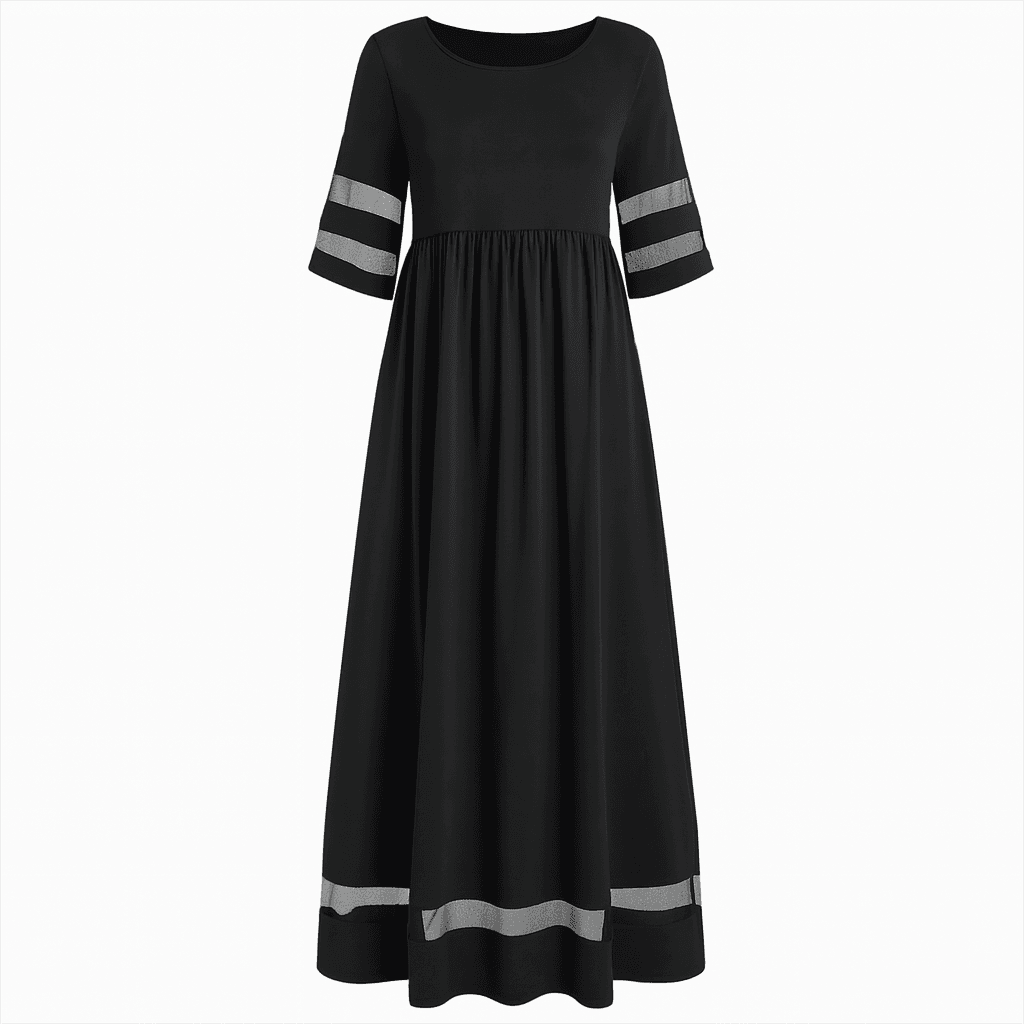 Robe Midi pour une Élégance Sans Effort - Aubrey - Cheneris