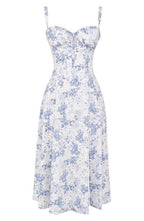 Robe florale avec galbe à la taille - Blommig - Cheneris