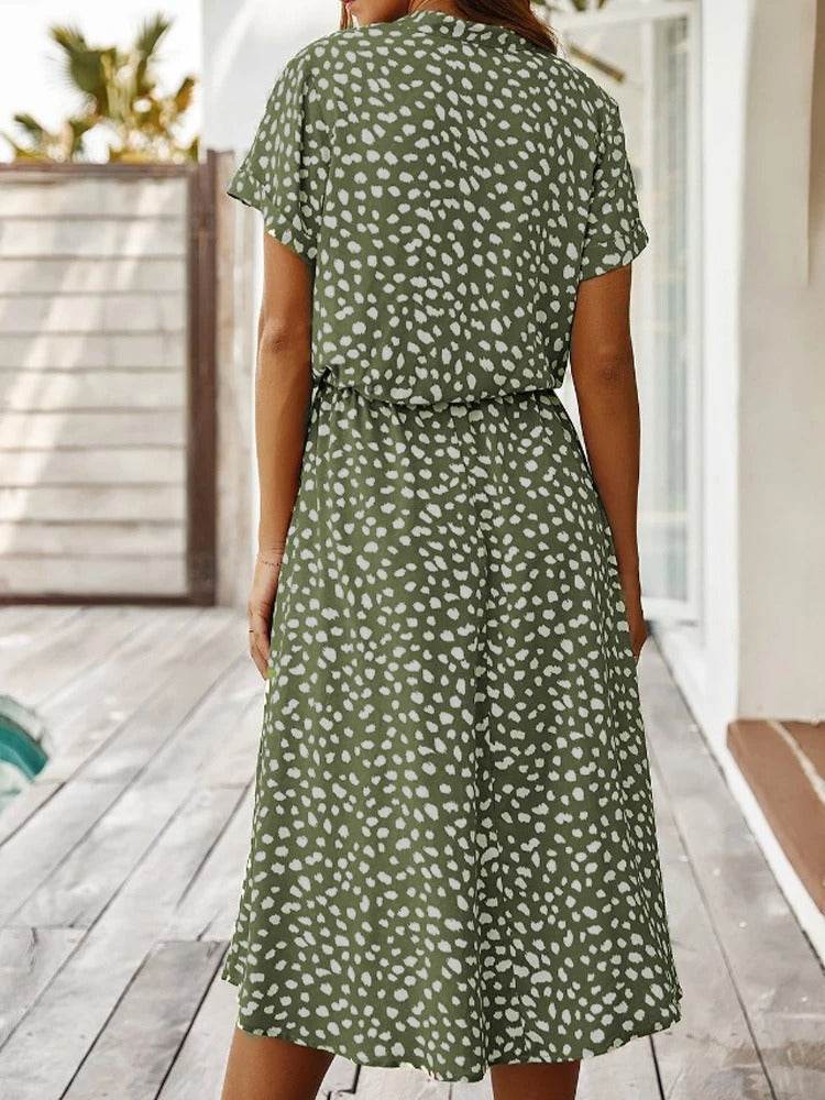 Robe d'été imprimée | Aérienne et confortable - Cheneris