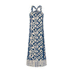 Robe maxi avec imprimé géométrique - Amelia - Cheneris