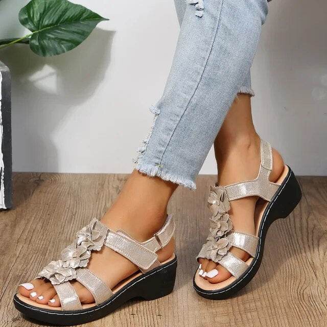 Sandales bohèmes confortables pour femmes – Chloé - Cheneris