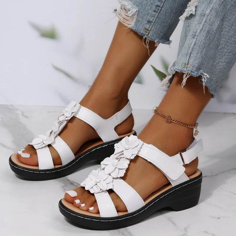 Sandales bohèmes confortables pour femmes – Chloé - Cheneris