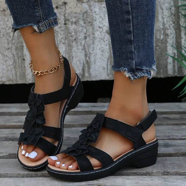 Sandales bohèmes confortables pour femmes – Chloé - Cheneris
