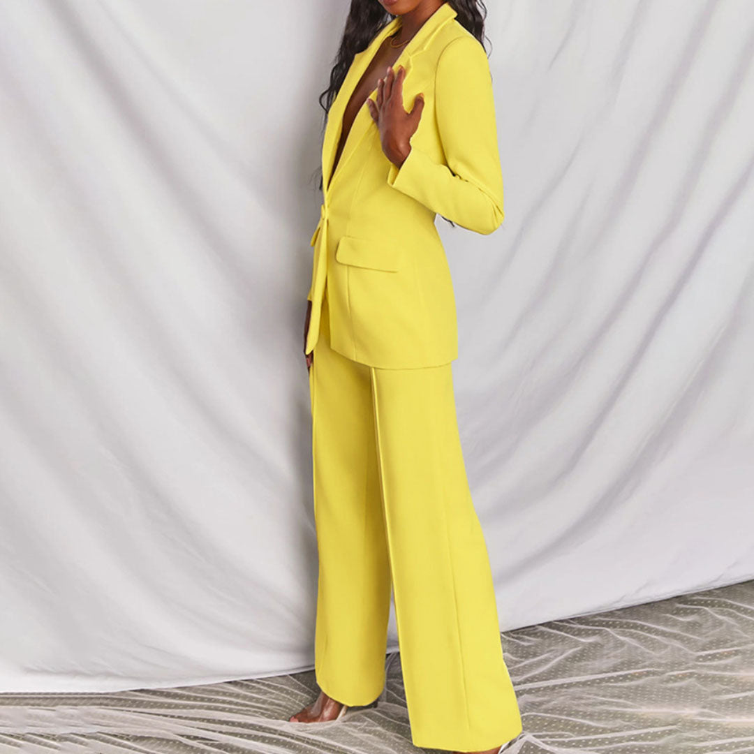 Blazer et pantalon élégants pour femmes - Loradea
