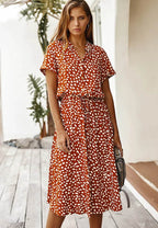 Robe d'été imprimée | Aérienne et confortable - Cheneris