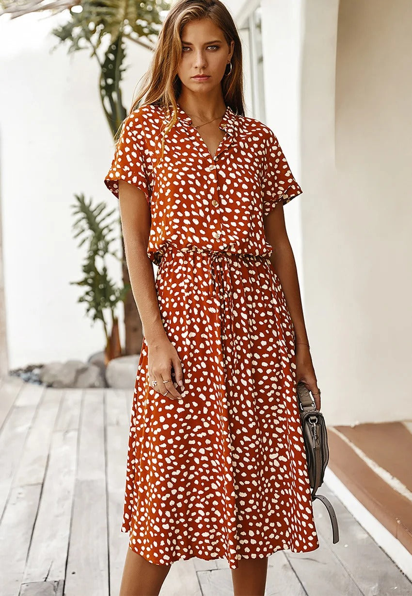 Robe d'été imprimée | Aérienne et confortable