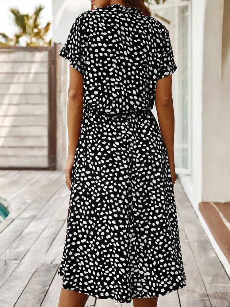 Robe d'été imprimée | Aérienne et confortable - Cheneris