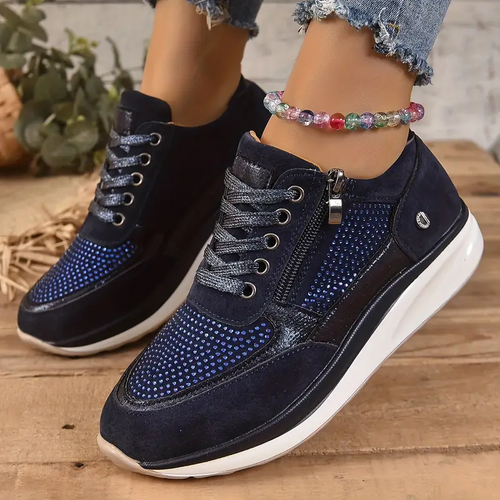Dames sneakers met dikke hak – Lucienne 