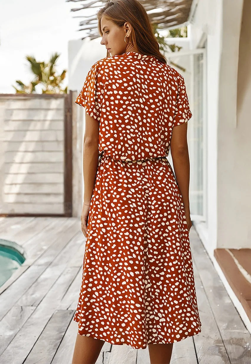Robe d'été imprimée | Aérienne et confortable